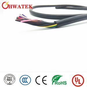 UL2517 13P×24AWG+AB PVC断熱工業用柔軟ケーブル 105°C 定数と缶詰銅線導体