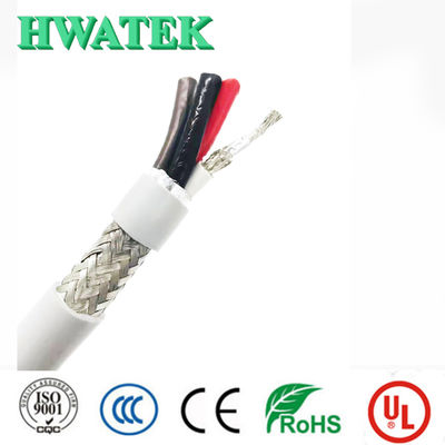 UL21408 2C×18AWG ドレインワイヤー付き 錫メッキ銅撚り線 XLPE絶縁 XLPEジャケット 300V 105℃ 耐油ケーブル