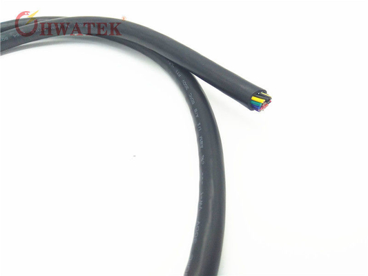 UL20002 TYPE PVC 缶詰銅合金とストランディング 4Coax×30AWG+4C×24AWG 80°C 30V 医療ケーブル