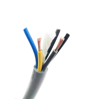 UL2464 TYPE PVC 缶詰銅 24C×20AWG (7/0.32T) + MB 80°C 300V 油性ケーブル