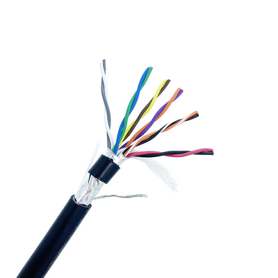 アルファ5476C 300V電気適用範囲が広いケーブルAWM2464 6P×24AWGの盾