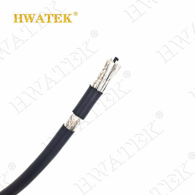 UL20276 缶詰銅 ストランディング 6C×28AWG+ 1P x 28AWG 編み 80°C 30V PP 隔熱 PVC ジャケット