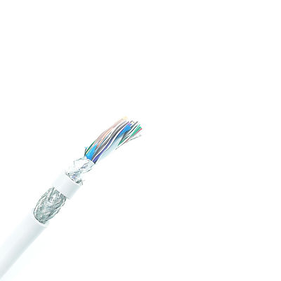 カスタムメイド10芯28AWGおよび2芯20AWG TPE絶縁生体適合PVCジャケット医療用ケーブル