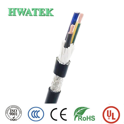 300V 80℃ UL2464 PVCジャケット錫メッキ銅ケーブル 8C×26AWG UNSHLDケーブル