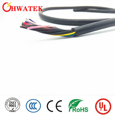UL21307 PVC 断熱 FRPE ジャケット 7C × 24AWG + W と 缶詰 銅 ストランディング 産業用 柔軟 ケーブル
