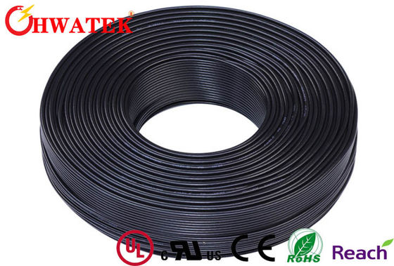 UNSHLDポリ塩化ビニールBK 3.45X7.4MMの平たい箱のリボン・ケーブルUL 2464 3Fx18AWG （41/0.16T）