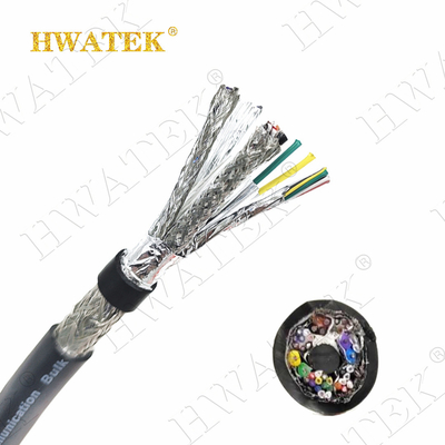 UL2464適用範囲が広い電気ケーブル300V 5P X 28AWG + ABの盾